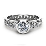 Originální prsten Sparkly Amarrisa, bílé zlato a brilianty